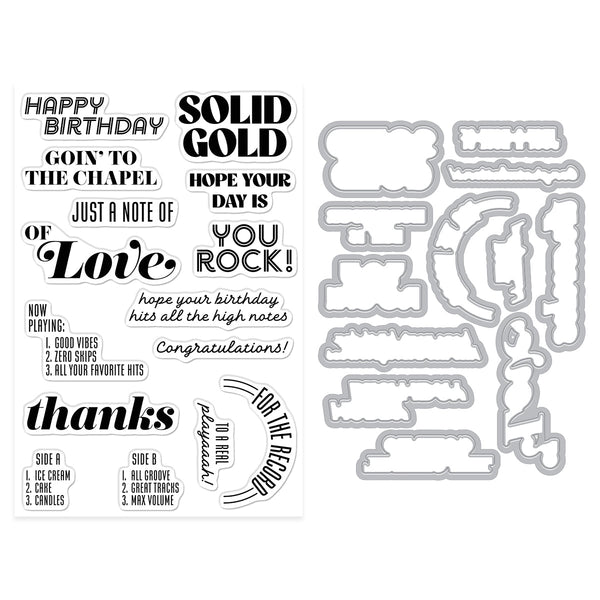 Solid Gold Stamp + Cut Set