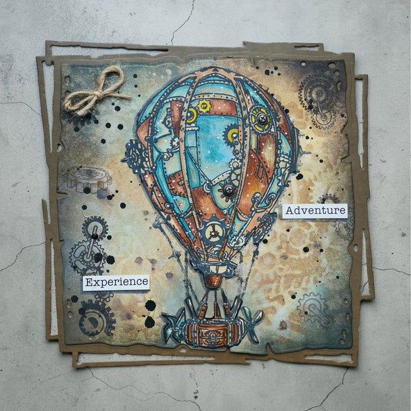 Sky Mechanism A6 Clear Stamp Set No. 1454