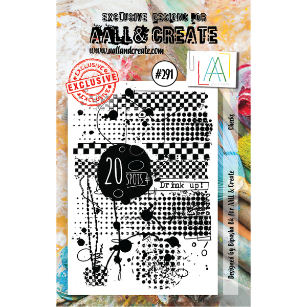 Checks A7 Clear Stamp Set No. 291