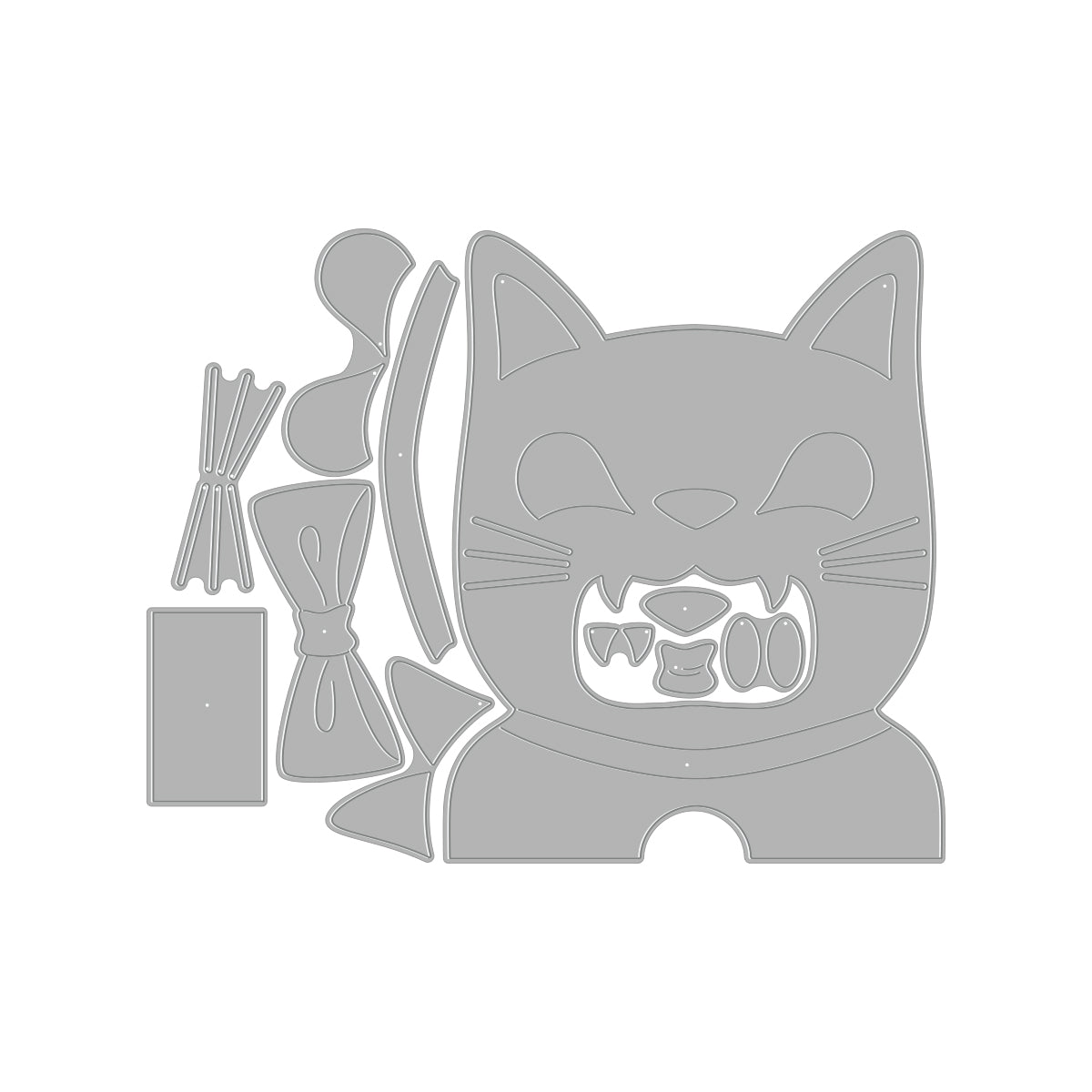 Cat Big Mouth Die Set