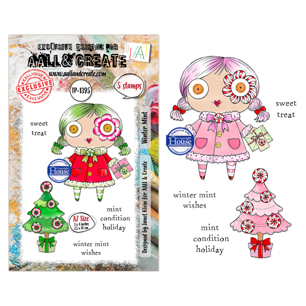 Winter Mint A7 Stamp Set No. 1395