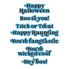 Spooky Sentiments Press & Foil Plate + Die Set | Simon Hurley
