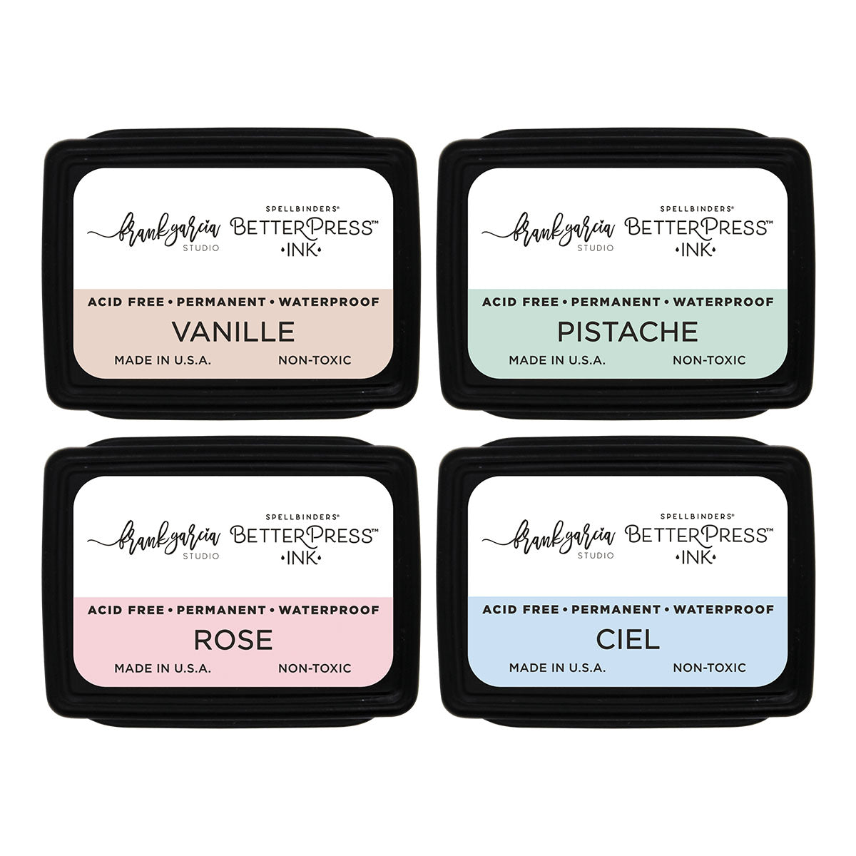 Blushing Macarons BetterPress Ink Mini Set | Frank Garcia