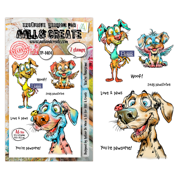 You're Pawsome A6 Stamp Set
