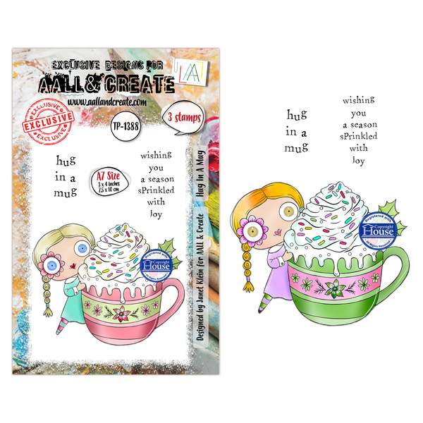 Hug in a Mug A7 Stamp Set No. 1388