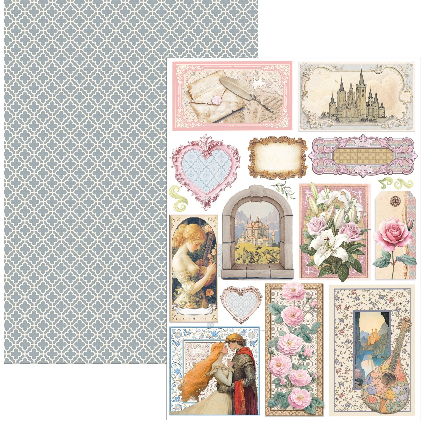 Courtly Love A4 Creative Pad