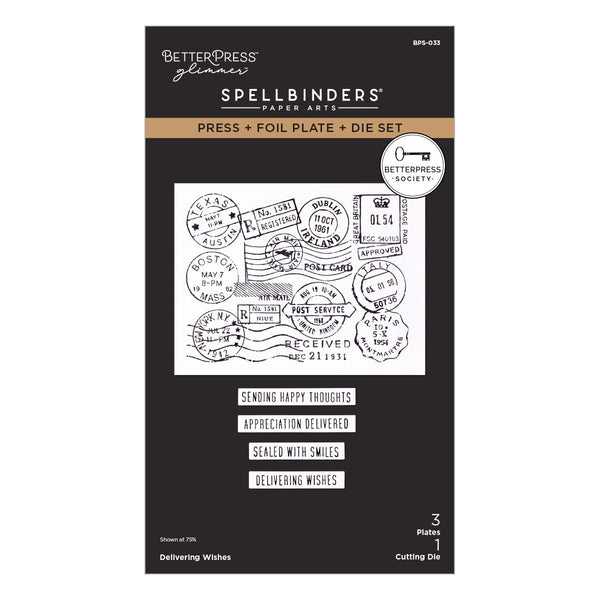 Delivering Wishes Press Plate & Die Set | BetterPress Society {June 2026}