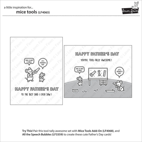 Mice Tools Stamp + Die Bundle