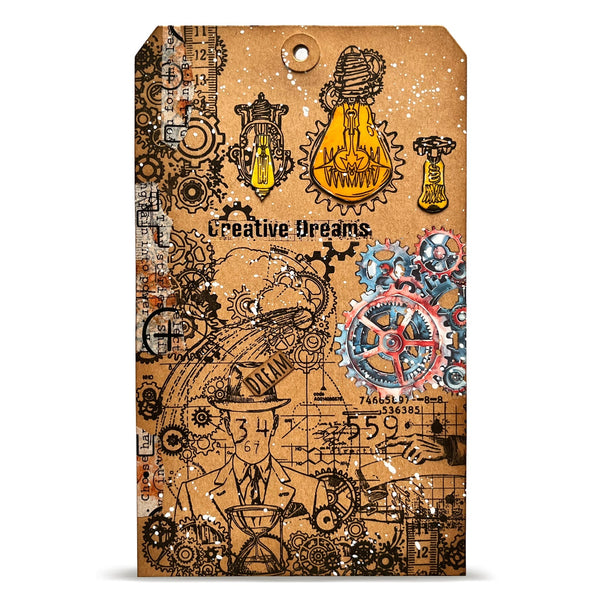 Faceless Time A6 Clear Stamp Set No. 1456