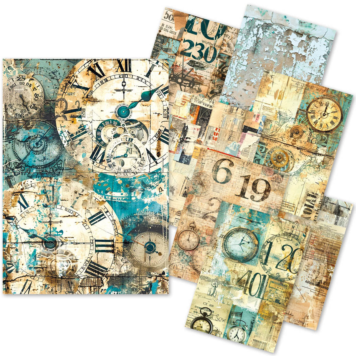 Fragments of Time 24pc A5 Tissue Paper Set