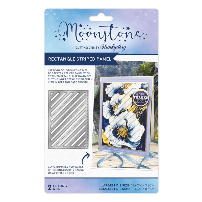Rectangle Striped Panel Die Set | Moonstone Dies