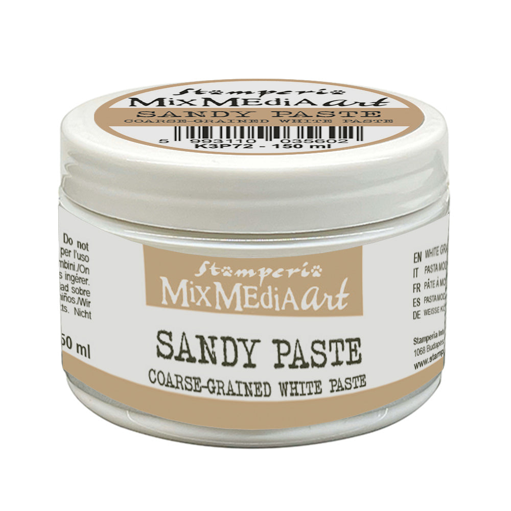Coarse-Grained White Sandy Texture Paste