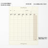 Undated Calendar Refill for A5 Laconic Fieldpad
