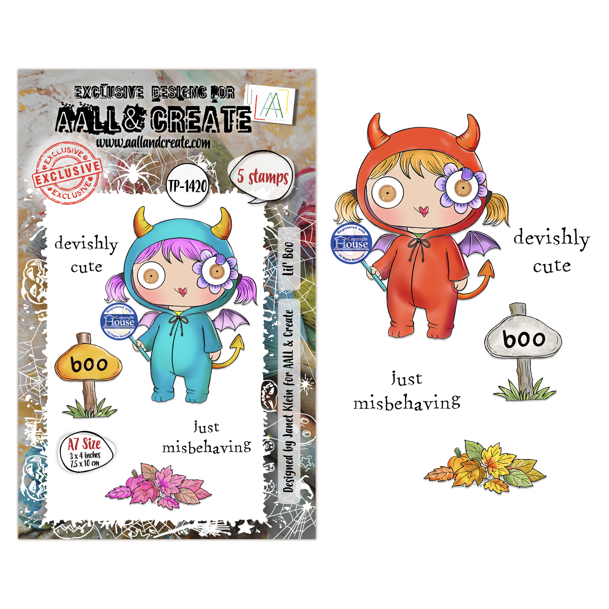 Costume Chronicles Halloween Stamp Bundle | Janet Klein