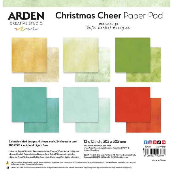 Christmas Cheer 12x12 Cardstock Solids