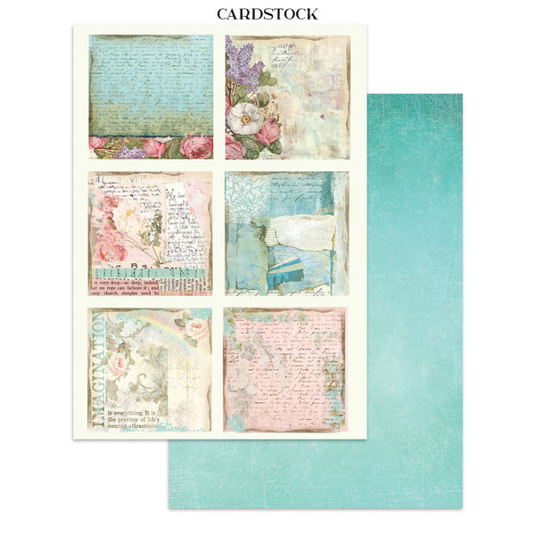 Wonderland Junk Journal Book | Backgrounds, Stickers, and Cut-outs