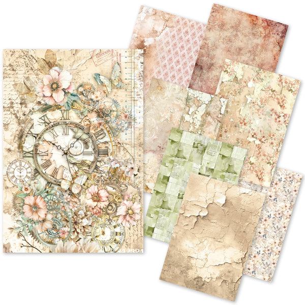Lost in Time Mixed A5 Tissue & Vellum Craftmix