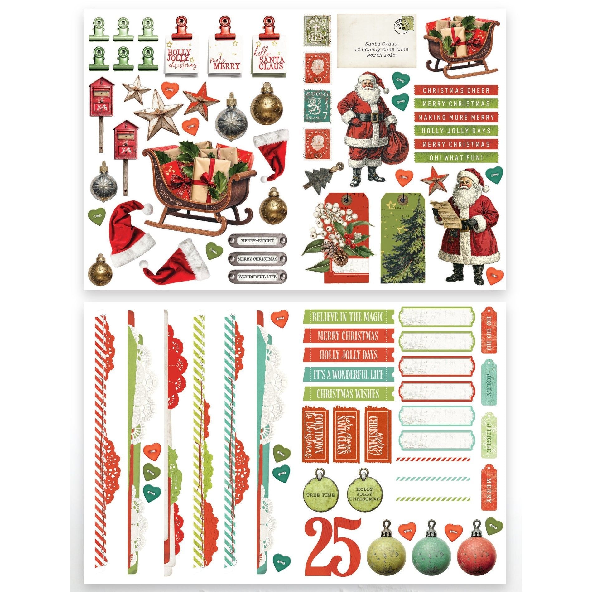 Christmas Cheer Essentials Laser Cuts