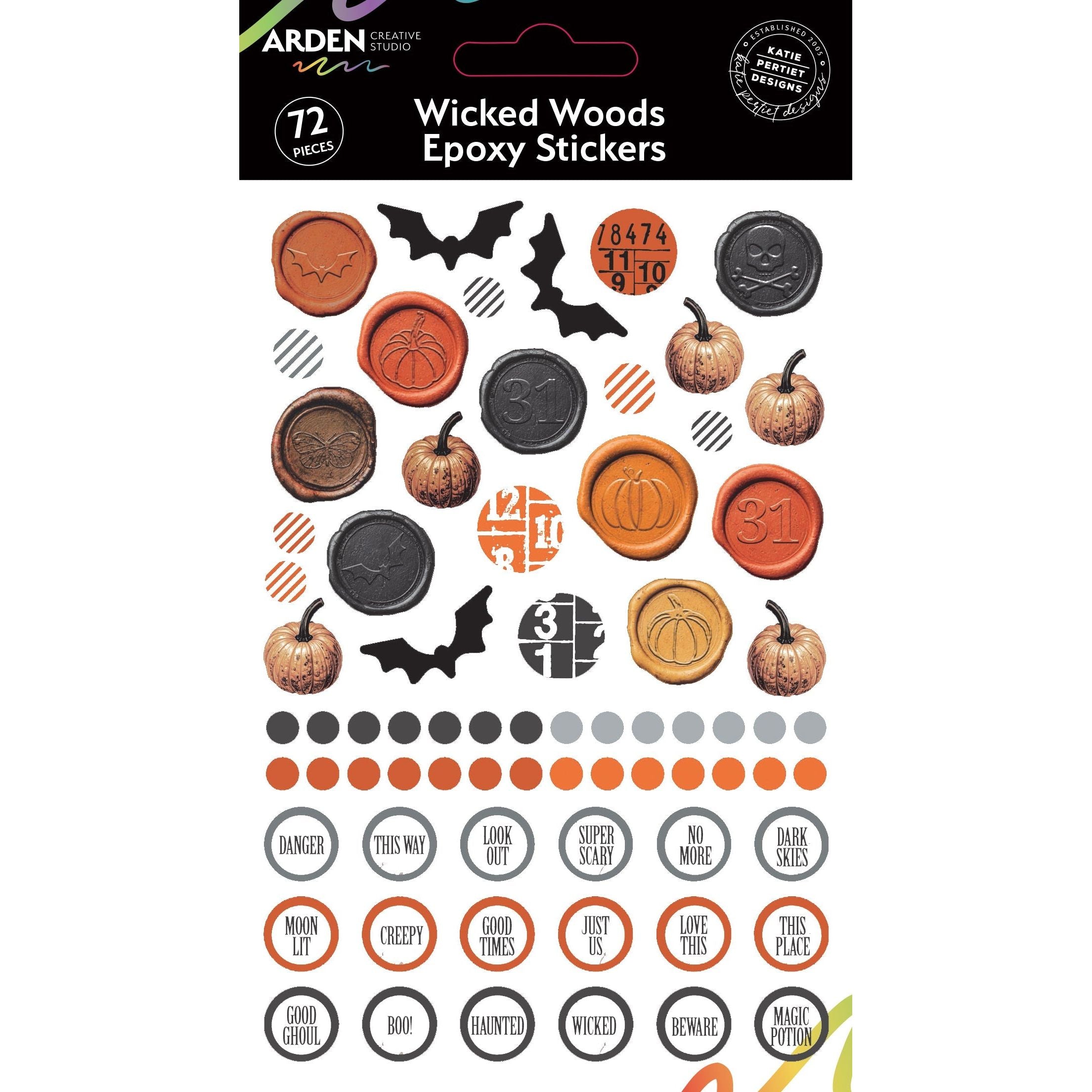 Wicked Woods Epoxy Stickers