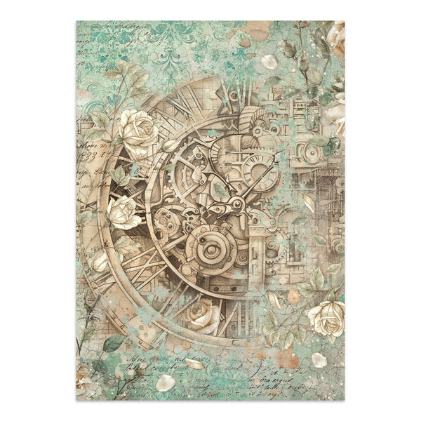 Gardens of Time Junk Journal Book | Backgrounds, Stickers, and Cut-outs