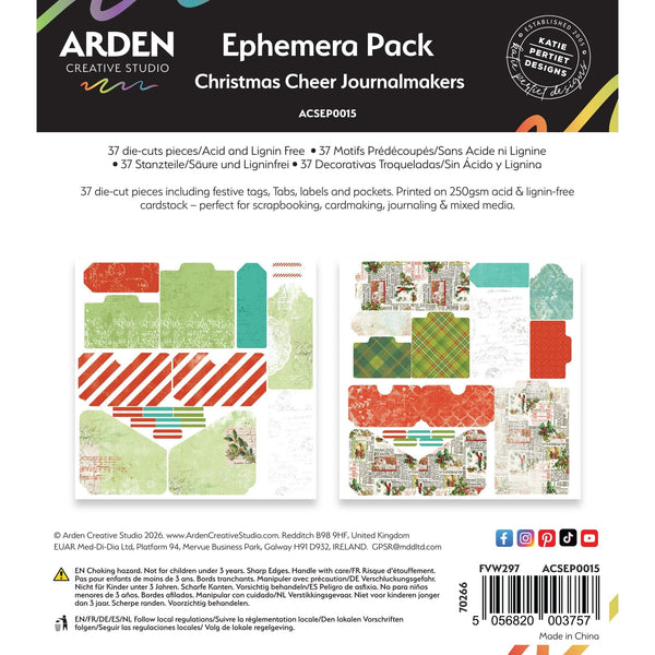 Christmas Cheer Journalmakers Ephemera Pack