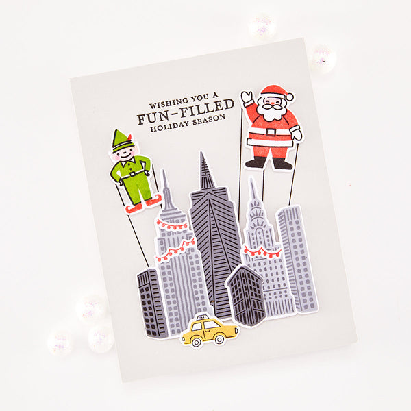 On Parade Stamp + Die Set | Oh What Fun Add-On