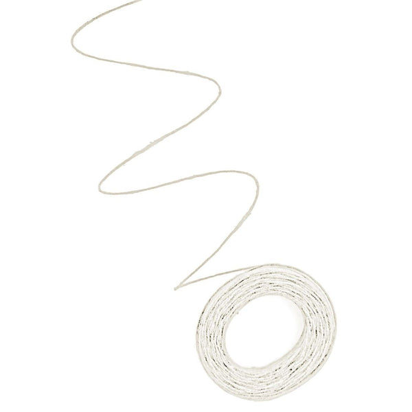 White Cotton Waxed Cord 75ft