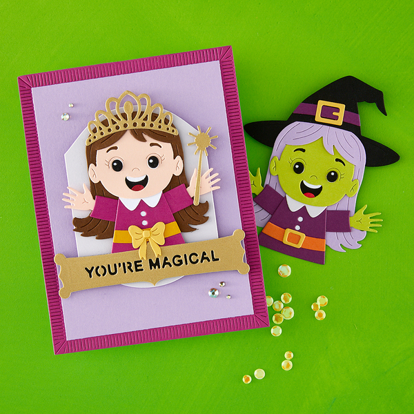 Spooky Sentiments Press & Foil Plate + Die Set | Simon Hurley