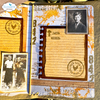 Notebook Fragments Stamp + Die Set | Art Journal Specials