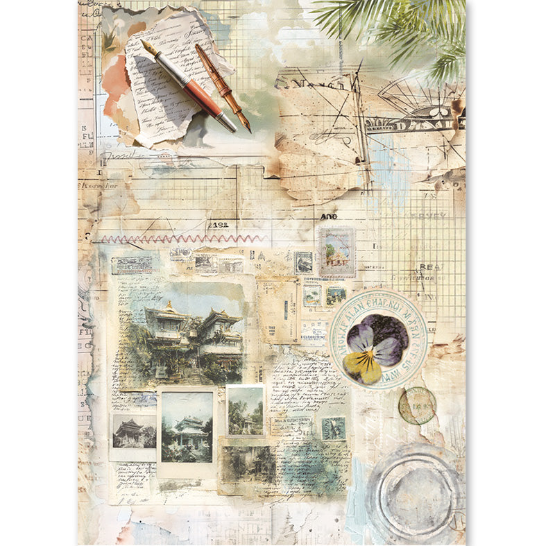 Asia Diary A5 Mixed 8pc Rice Paper