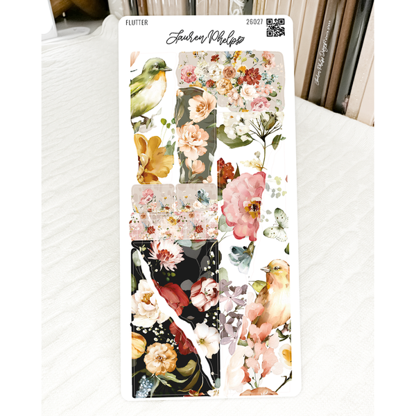 Flutter Collection | Torn Paper Sticker Sheet