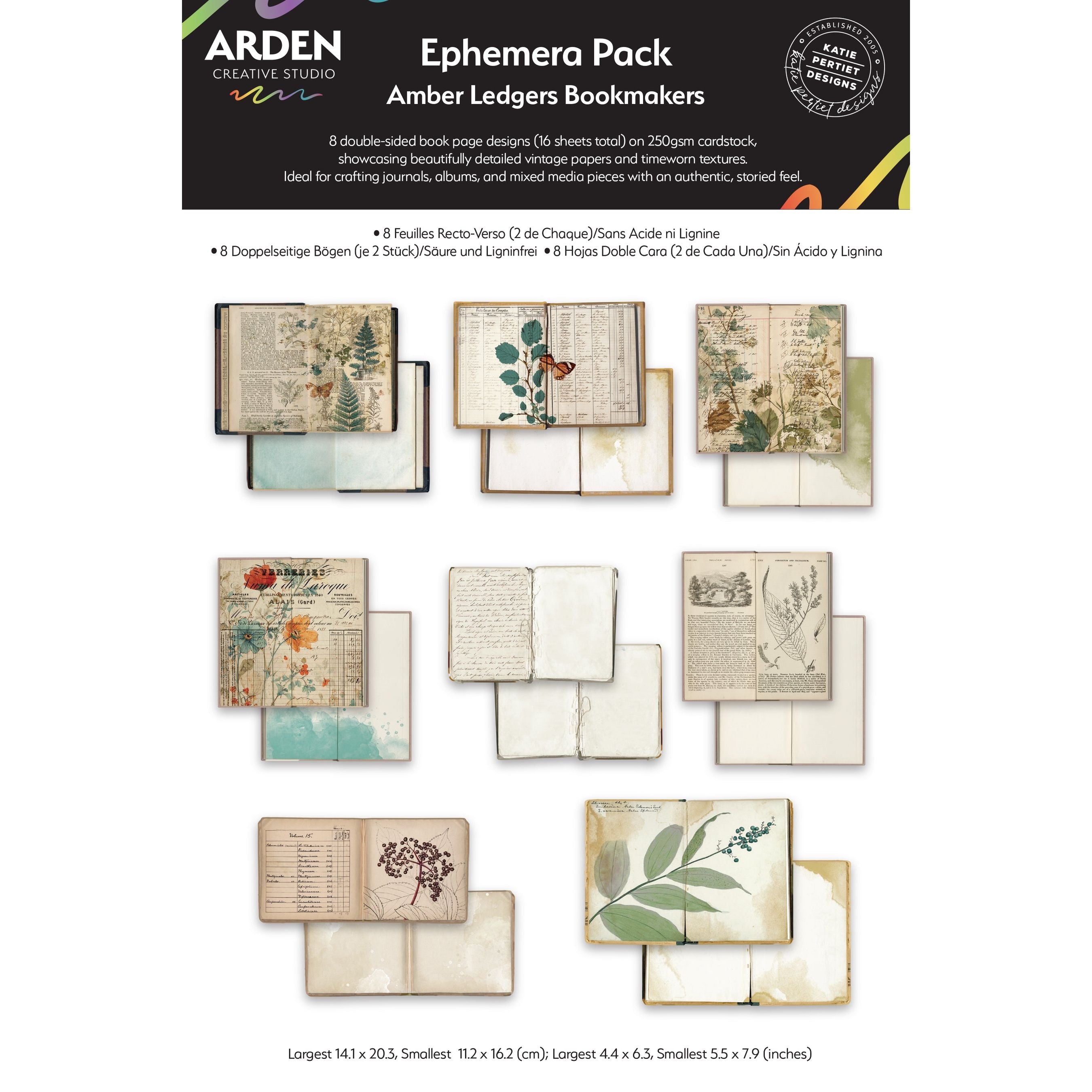 Amber Ledgers Bookmakers Ephemera Pack