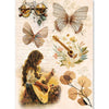 Seventies A5 Mixed 8pc Rice Paper