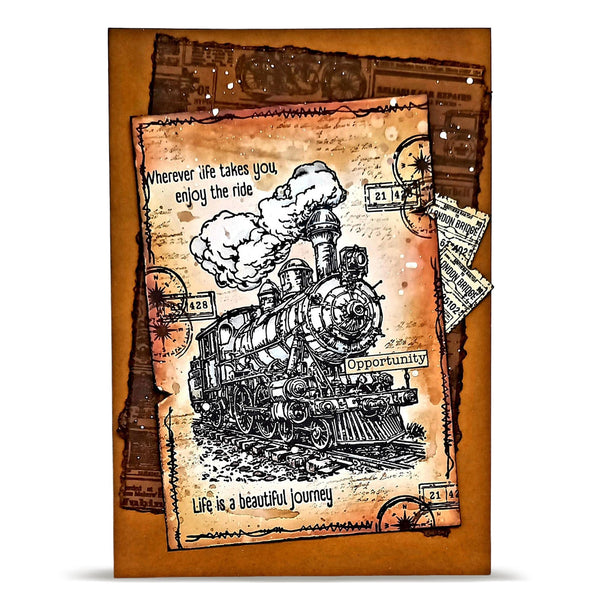 Enjoy the Ride A6 Clear Stamp Set No. 1455
