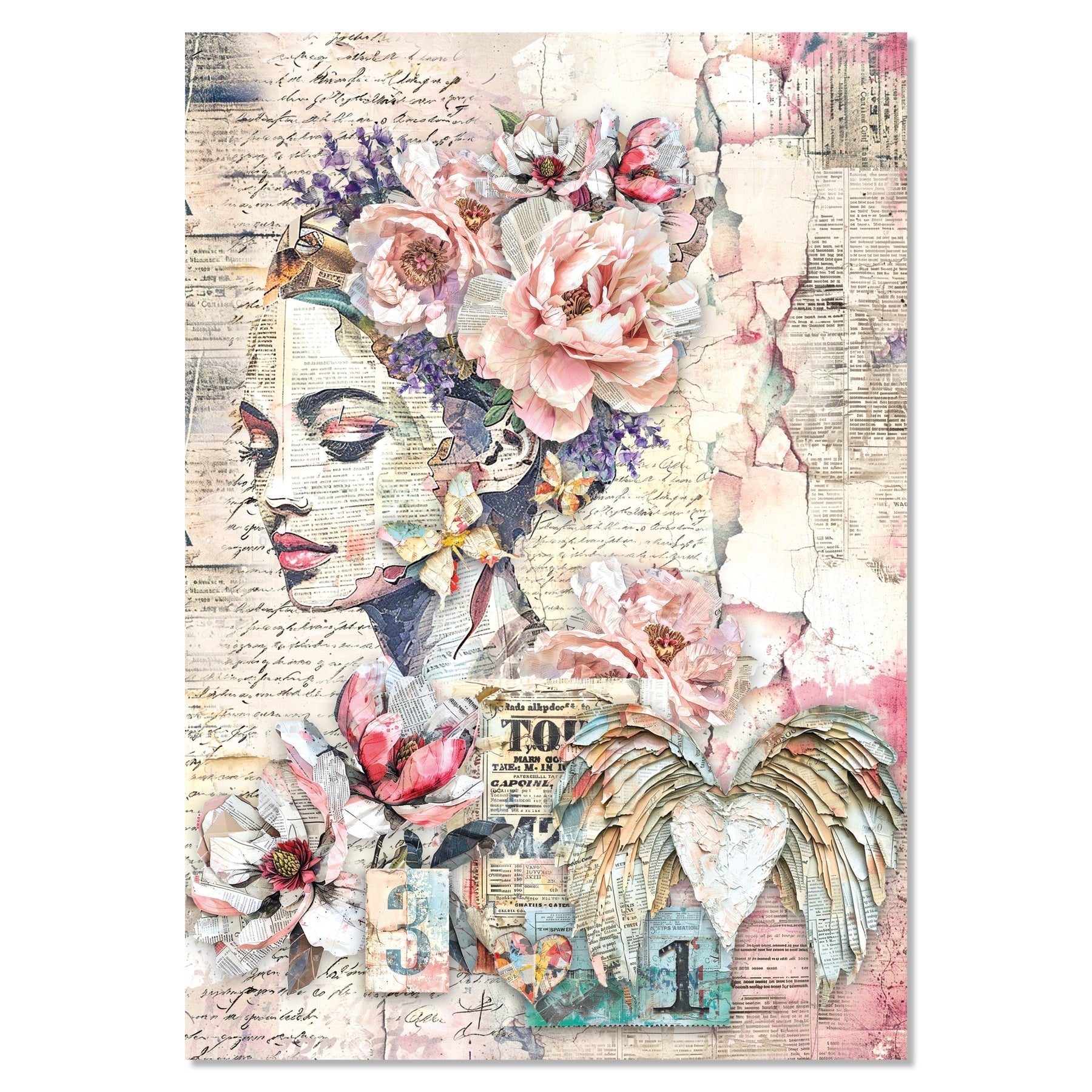 Sound of Spring A4 Mixed 4pc Rice Paper