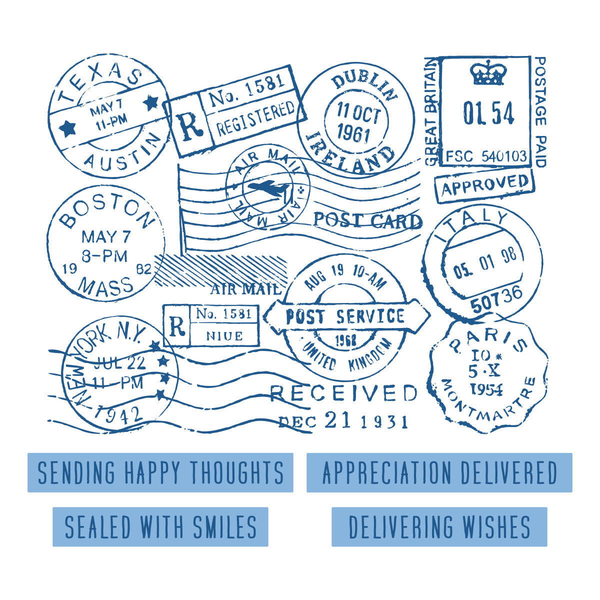 Delivering Wishes Press Plate & Die Set | BetterPress Society {June 2026}