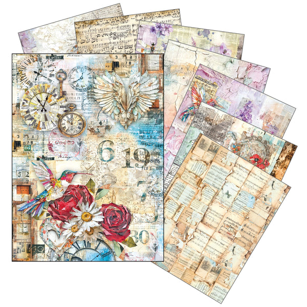 Sound of Spring A5 Mixed 8pc Rice Paper