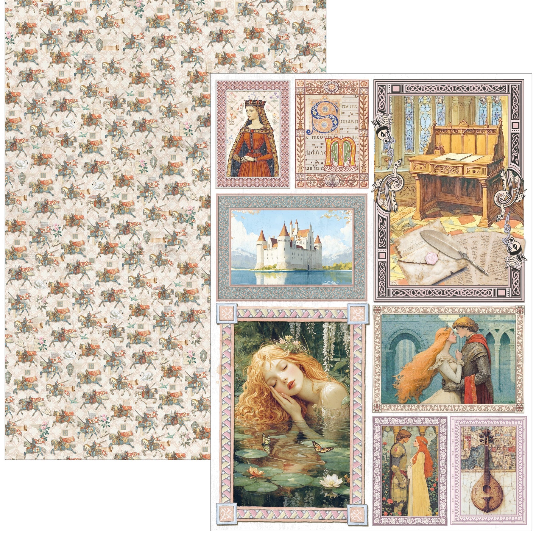 Courtly Love A4 Creative Pad