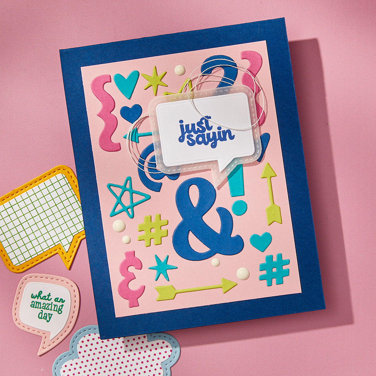 Speech Bubbles Etched Dies | Kelly Bangs {clearance}