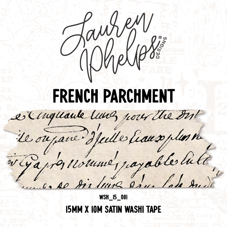 French Parchment 15mm Washi