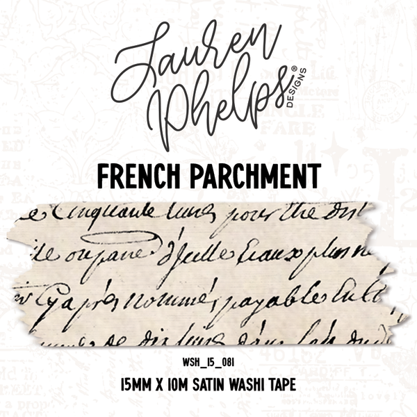 French Parchment 15mm Washi