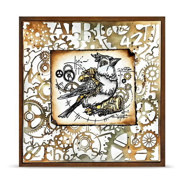 Gearfeather A6 Clear Stamp Set No. 1452