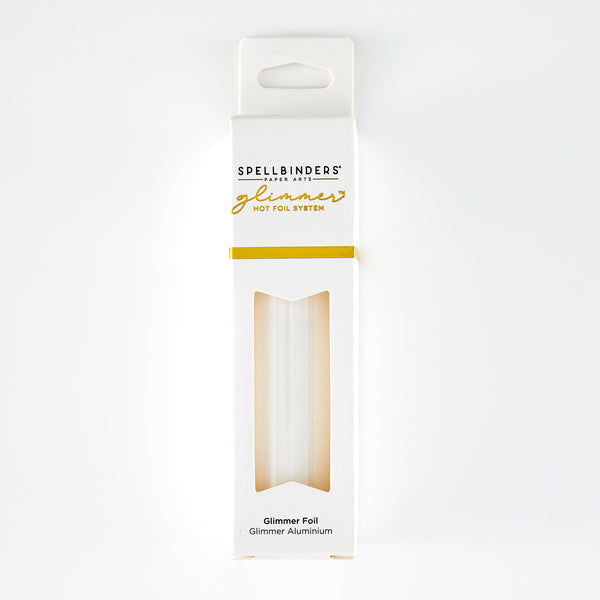 Opaque White Hot Foil Glimmer Roll