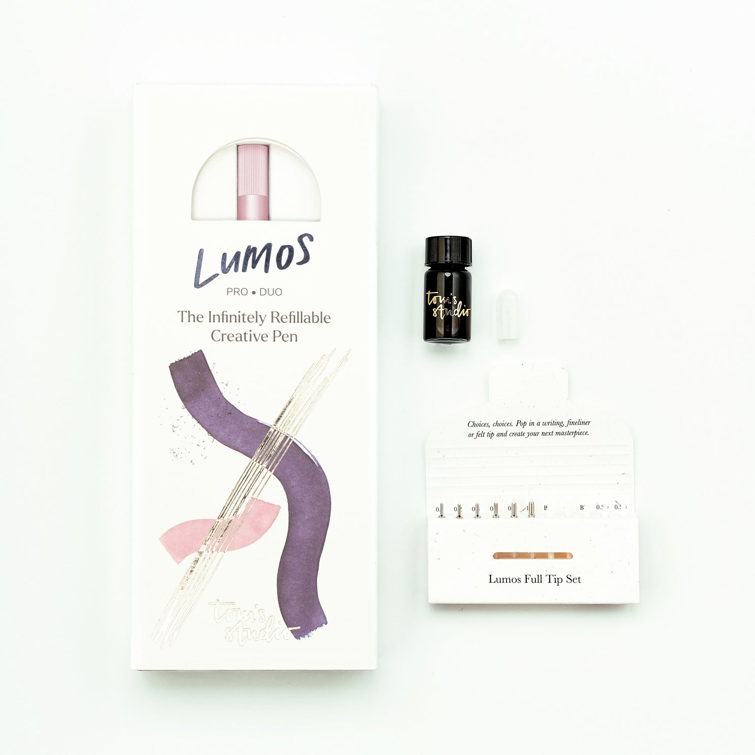 Lumos Pro Refillable Multi-Tip Pen | Duo Tip {Standard Colors}