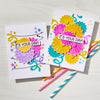 Party Fans Stamp & Cut
