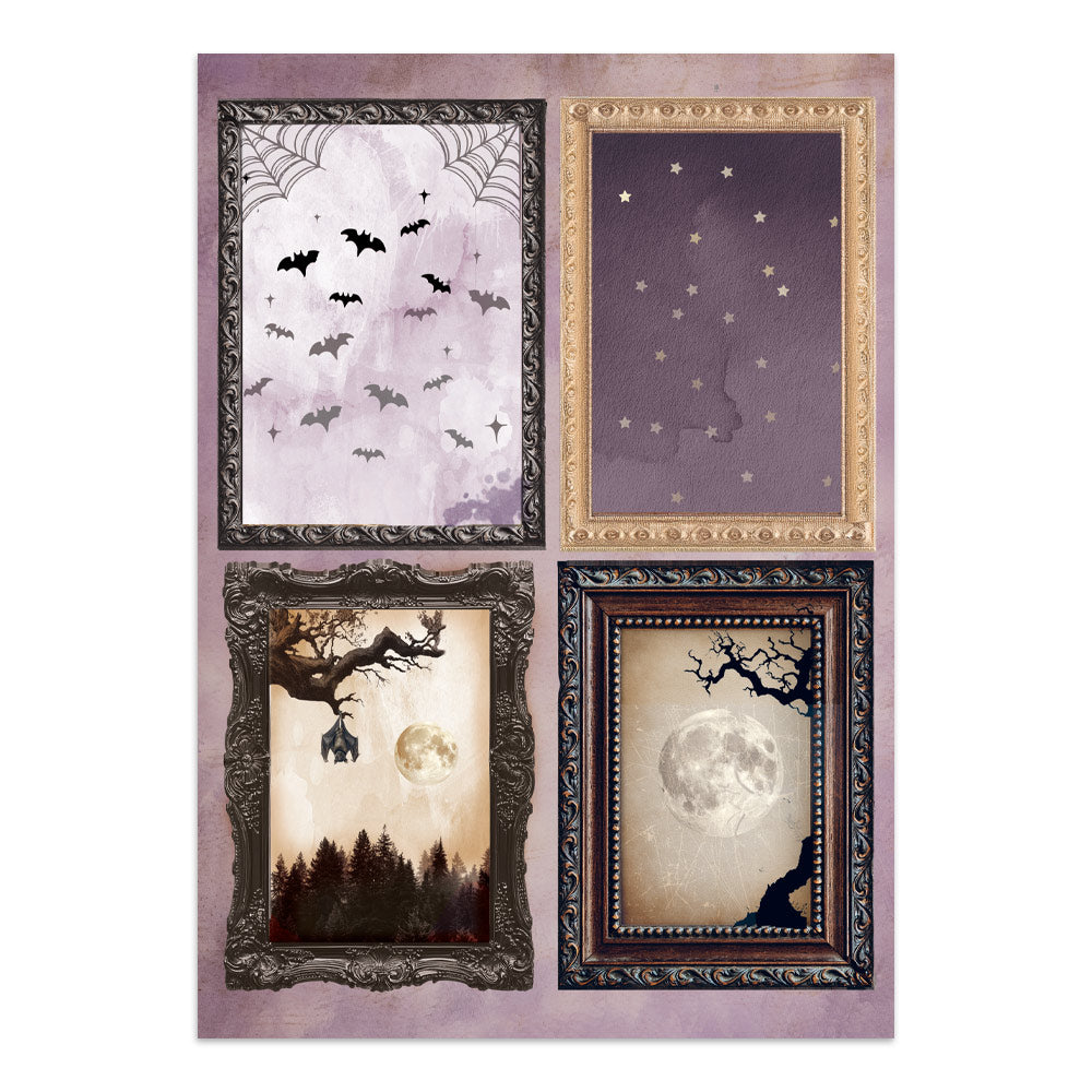 Halloween Junk Journal Book | Backgrounds, Stickers, and Cut-outs