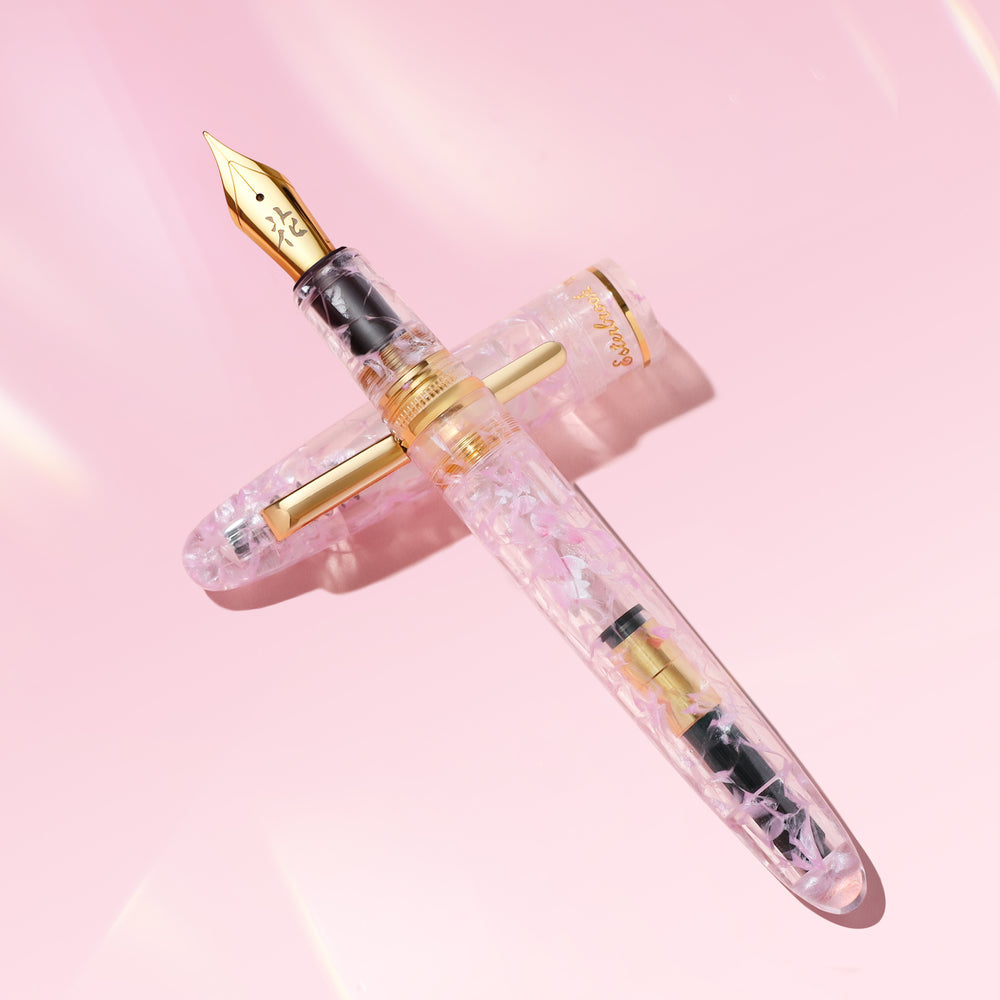 Kachofugetsu Flower Fountain Pen | Bungubox x Esterbrook