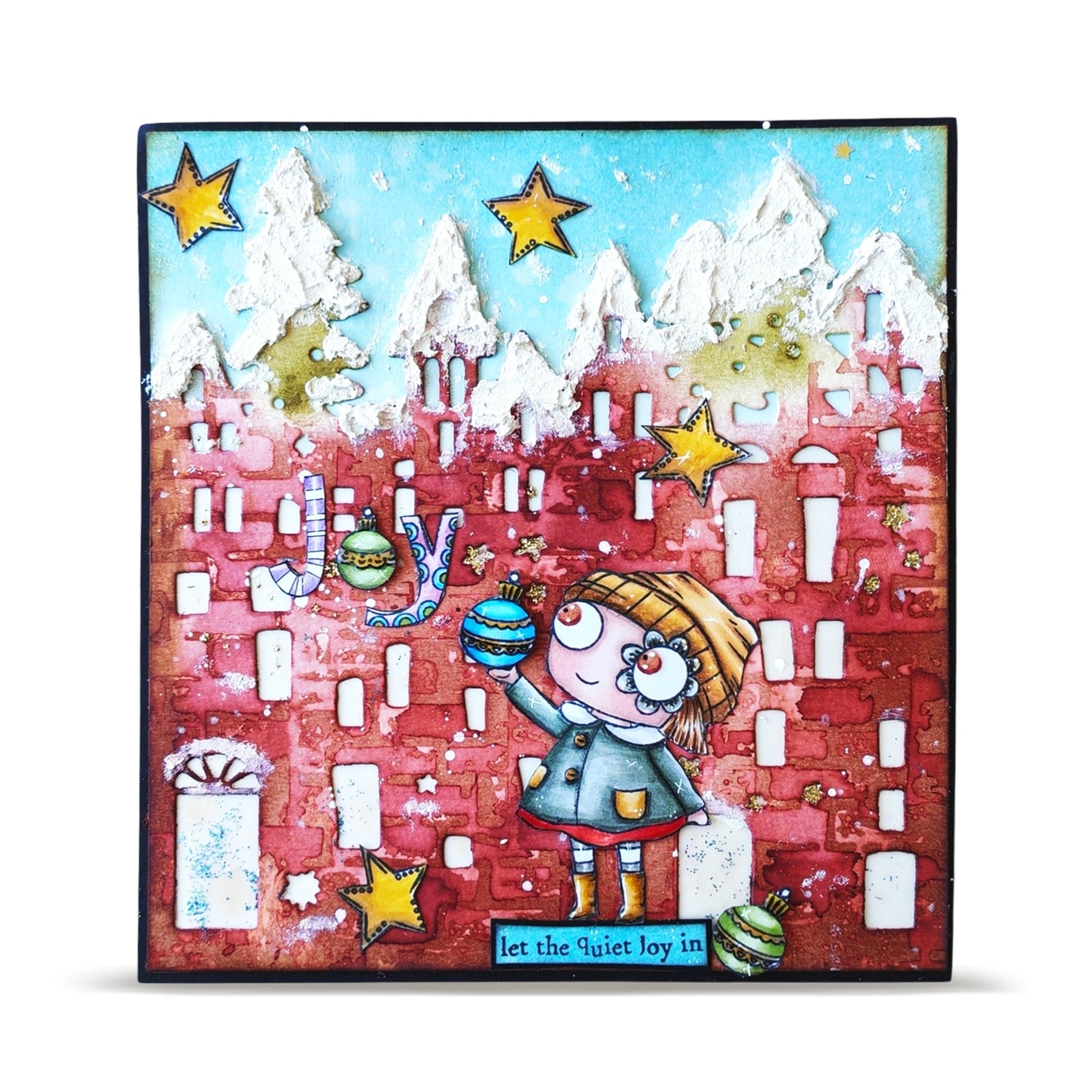 Let Joy In A7 Stamp Set No. 1389
