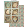Gardens of Time Junk Journal Book | Backgrounds, Stickers, and Cut-outs