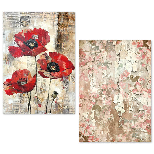Wild Blossom 24pc A5 Tissue Paper Set